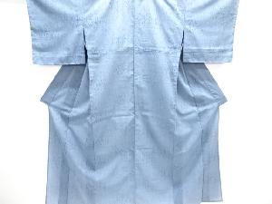 未使用品　紗破れ麻の葉模様織り出し着物